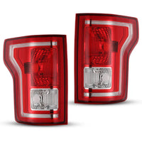 Winjet 2015-2017 Ford F-150 w/Factory Halogen Type Taillight - Chrome /Red OffRoadUSA.com