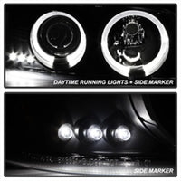 Spyder GMC Sierra 1500/2500 99-06 Projector Headlights LED Halo LED Blk Smke PRO-YD-CDE00-HL-BSM OffRoadUSA.com