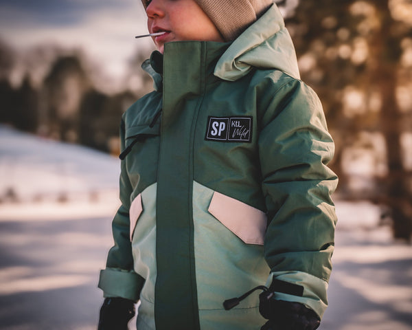 Green Dreams Waterproof Snowsuit Toddler Youth - Pre-Order Winter Gear Keep the Littles Wild