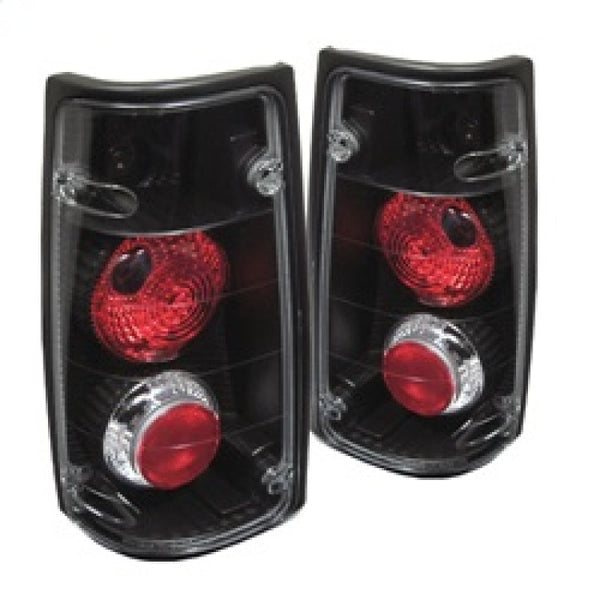 Spyder Isuzu Rodeo 91-97/Isuzu Amigo 89-94 Euro Style Tail Lights Black ALT-YD-IR91-BK OffRoadUSA.com