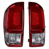 Winjet 2016-2023 Toyota Tacoma OEM Replacement Tail Lights - Chrome/Red OffRoadUSA.com