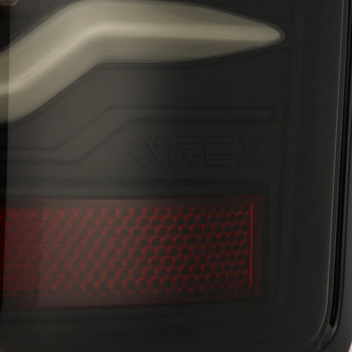 AlphaRex 02-06 Dodge Ram 1500/03-06 Dodge Ram 2500/3500 Truck LUXX-Series LED Tail Lights Black OffRoadUSA.com