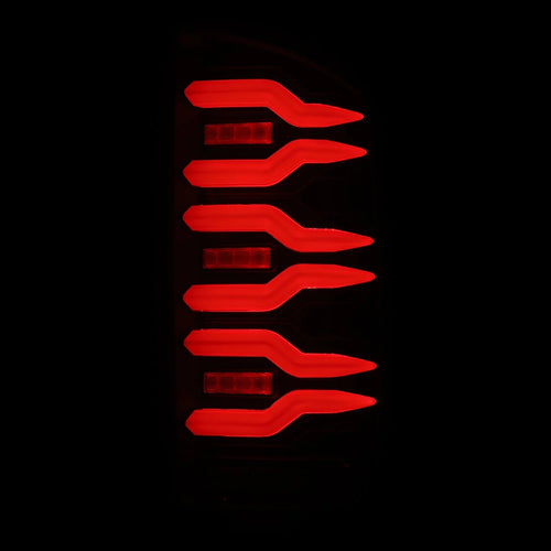 AlphaRex 02-06 Dodge Ram 1500/03-06 Dodge Ram 2500/3500 Truck LUXX-Series LED Tail Lights Black OffRoadUSA.com