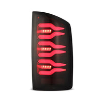 AlphaRex 02-06 Dodge Ram 1500/03-06 Dodge Ram 2500/3500 Truck LUXX-Series LED Tail Lights Black-Red OffRoadUSA.com