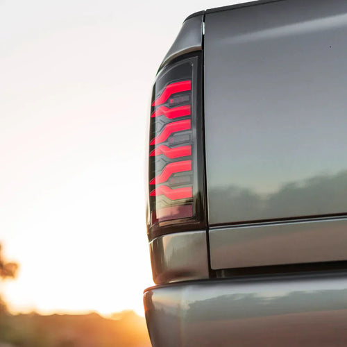 AlphaRex 02-06 Dodge Ram 1500/03-06 Dodge Ram 2500/3500 Truck LUXX-Series LED Tail Lights Black-Red OffRoadUSA.com