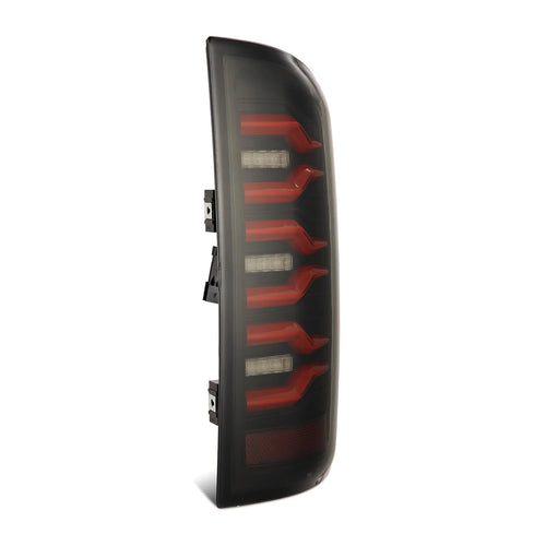 AlphaRex 02-06 Dodge Ram 1500/03-06 Dodge Ram 2500/3500 Truck LUXX-Series LED Tail Lights Black-Red OffRoadUSA.com