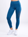 JupiterGear High-Waisted Pilates Leggings with Side Pockets & Mesh Panels Jupiter Gear