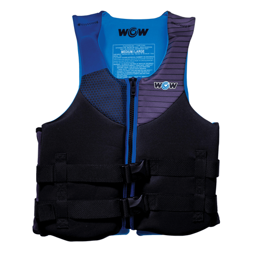 WOW Sports Feel Good Dual Sized Evoprene PFD Personal Floatation Device for Adults Jupiter Gear