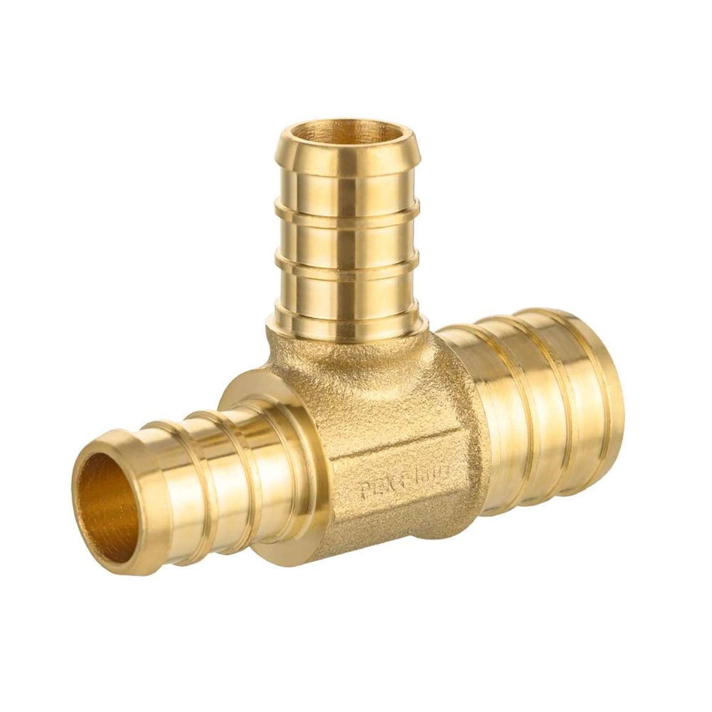 PEX-B Crimp 3/4" x 1/2" x 1/2" PEX Reducing Tee (Lead Free)