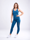 JupiterGear High-Waisted Pilates Leggings with Side Pockets & Mesh Panels Jupiter Gear