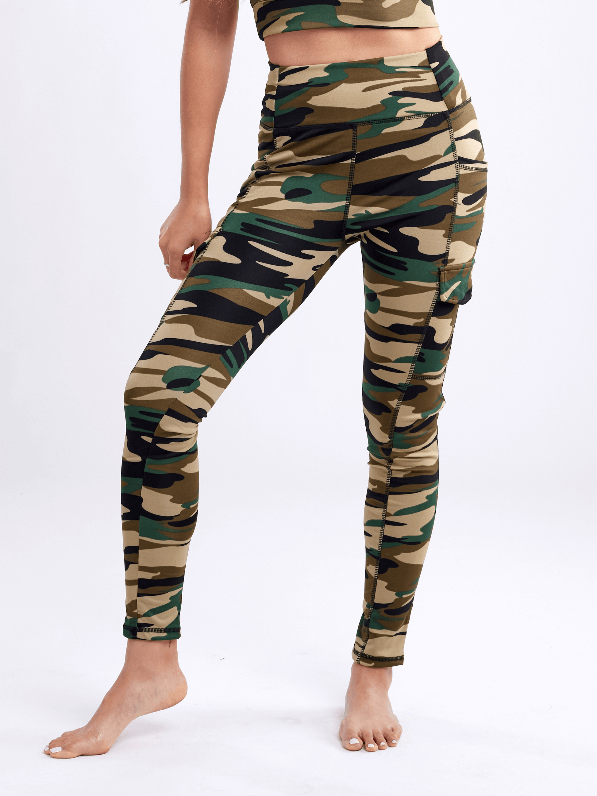 JupiterGear High-Waisted Leggings with Side Cargo Pockets Jupiter Gear