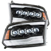 AlphaRex 09-18 Ram Truck NOVA-Series LED Projector Headlights Jet Black OffRoadUSA.com