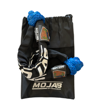 Soft Shackle 3/8'' x 22” with sleeve and bag (Set of 2 Shackles) (Lifetime Warranty) MOJAB OFFROAD