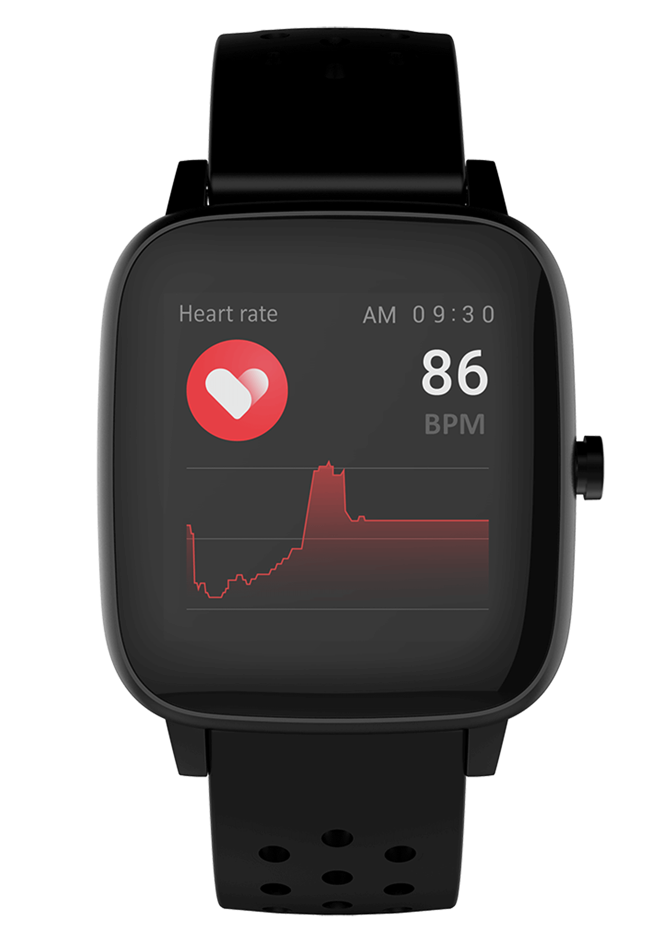 Smartwatch with Dynamic Heart Rate, Temperature, Blood Oxygen, and Blood Pressure Monitor