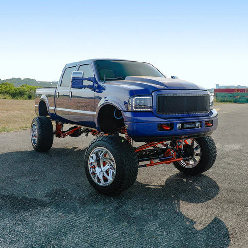 AlphaRex 05-07 Ford Super Duty/Excursion NOVA-Series LED Projector Headlights Black OffRoadUSA.com