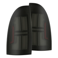 AlphaRex 05-15 Toyota Tacoma NOVA-Series Prismatic LED Tail Lights Alpha-Black OffRoadUSA.com