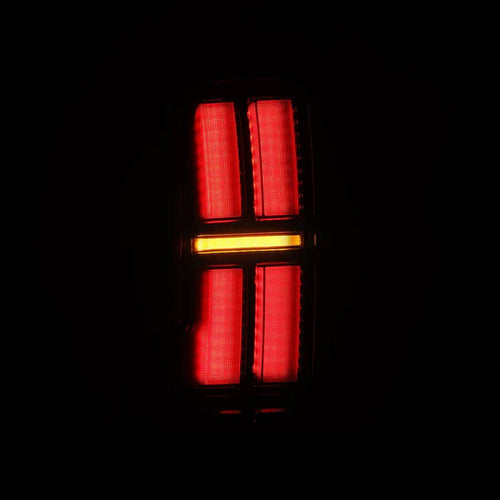 AlphaRex 05-15 Toyota Tacoma NOVA-Series Prismatic LED Tail Lights Alpha-Black OffRoadUSA.com