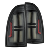 AlphaRex 05-15 Toyota Tacoma NOVA-Series Prismatic LED Tail Lights Black OffRoadUSA.com