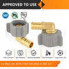 PEX-B Crimp 1/2" PEX X 7/8" Female NPT Swivel Elbow (Lead Free) Plumbingsell
