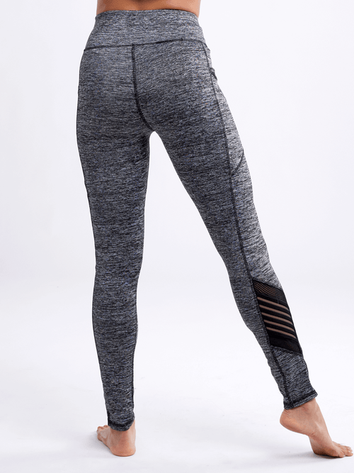 JupiterGear High-Waisted Pilates Leggings with Side Pockets & Mesh Panels Jupiter Gear