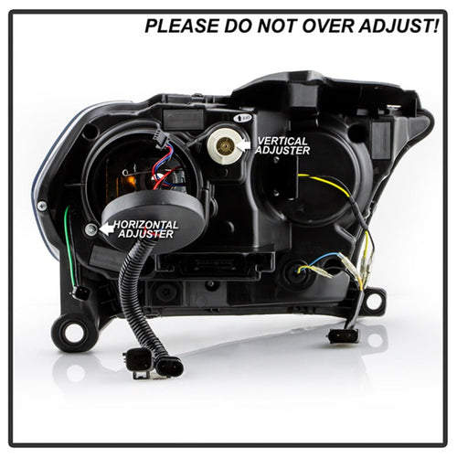 Spyder 11-13 Dodge Durango (HID Model Only) Projector Headlights - Black PRO-YD-DDU11HIDSI-BK OffRoadUSA.com