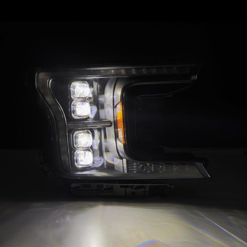 AlphaRex 18-20 Ford F-150 NOVA LED Proj Headlight  Blk (14th Gen G2 Style) OffRoadUSA.com