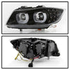 Spyder 09-12 BMW E90 3-Series 4DR HID w/ AFS Only - LED Turn - Black - PRO-YD-BMWE9009-AFSHID-BK OffRoadUSA.com