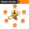 PEX-B Crimp 3/4" PEX x 3/4" PEX x 3/4" Drop Ear Tee (Lead Free) Plumbingsell