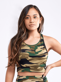 JupiterGear Racerback Lightweight Training Crop Tank Top Jupiter Gear