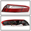 xTune Porsche 911 996 ( Non 4S. Turbo. GT3 ) 99-04 LED Tail Lights Red Clear ALT-ON-P99699-LED-RC OffRoadUSA.com