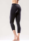 Jolie High-Waisted Capri Leggings with Hip Pockets Jupiter Gear