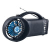 Solar Power Bluetooth Speaker with FM Radio / LED Torch Light / Fan (SC-1073ERF) Jupiter Gear