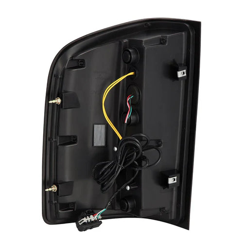 AlphaRex 07-13 Chevy Silverado LUXX-Series LED Tail Lights Black OffRoadUSA.com