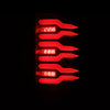 AlphaRex 07-13 Chevy Silverado LUXX-Series LED Tail Lights Black-Red OffRoadUSA.com