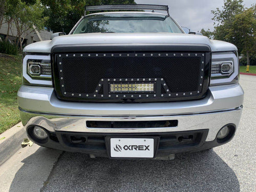 AlphaRex 07-13 GMC Sierra LUXX-Series LED Projector Headlights Jet Black OffRoadUSA.com