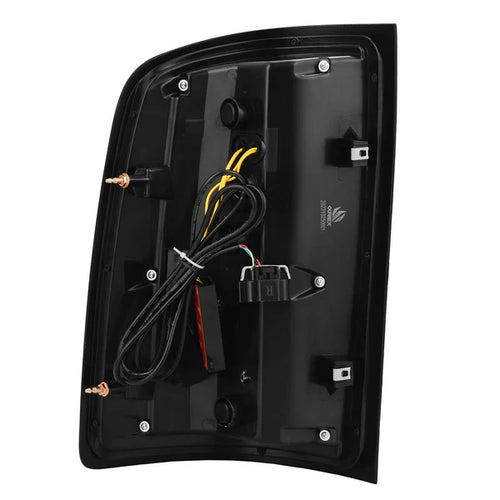 AlphaRex 07-13 GMC Sierra LUXX-Series LED Tail Lights Black Red OffRoadUSA.com