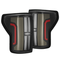 AlphaRex 07-13 Toyota Tundra NOVA-Series Prismatic LED Tail Lights Black OffRoadUSA.com