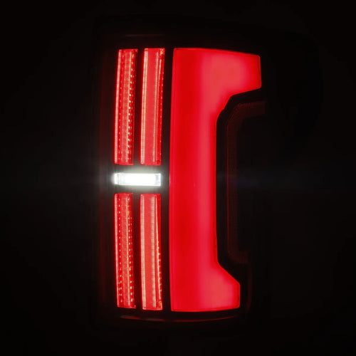 AlphaRex 07-13 Toyota Tundra NOVA-Series Prismatic LED Tail Lights Black-Red OffRoadUSA.com