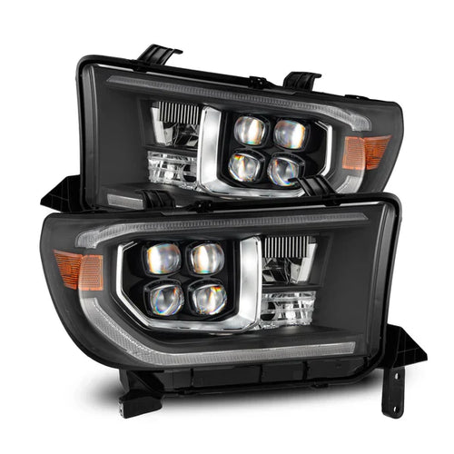 AlphaRex 07-13 Toyota Tundra/08-17 Toyota Sequoia MK II NOVA-Series LED Projector Headlights Black (With Level Adjuster) OffRoadUSA.com