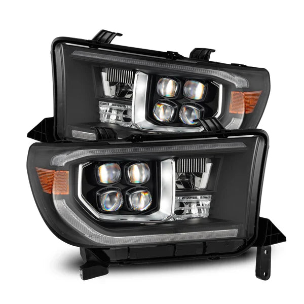 AlphaRex 07-13 Toyota Tundra/08-17 Toyota Sequoia MK II NOVA-Series LED Projector Headlights Black (With Level Adjuster) OffRoadUSA.com