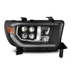 AlphaRex 07-13 Toyota Tundra/08-17 Toyota Sequoia MK II NOVA-Series LED Projector Headlights Black (With Level Adjuster) OffRoadUSA.com
