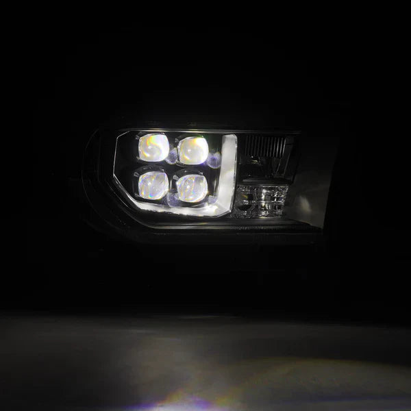 AlphaRex 07-13 Toyota Tundra/08-17 Toyota Sequoia MK II NOVA-Series LED Projector Headlights Black (With Level Adjuster)