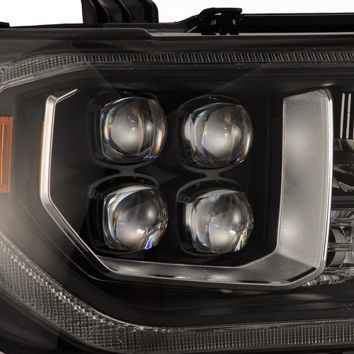 AlphaRex 07-13 Toyota Tundra/08-17 Toyota Sequoia MK II NOVA-Series LED Projector Headlights Black (With Level Adjuster) OffRoadUSA.com