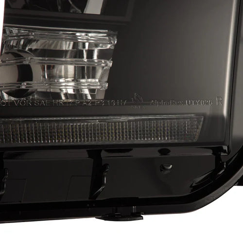 AlphaRex 07-13 Toyota Tundra/08-17 Toyota Sequoia MK II NOVA-Series LED Projector Headlights Black (With Level Adjuster) OffRoadUSA.com