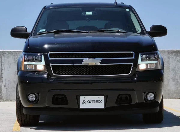 AlphaRex 07-14 Chevrolet Tahoe/Suburban/07-13 Avalanche LUXX-Series LED Projector Headlights Black