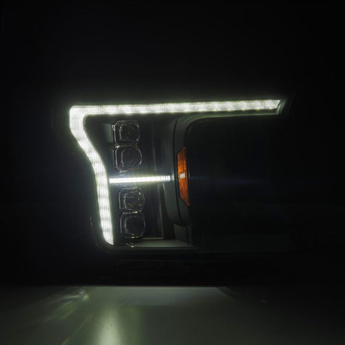 AlphaRex 18-20 Ford F-150 NOVA LED Proj Headlight  Blk (14th Gen G2 Style) OffRoadUSA.com