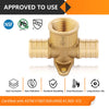 PEX-B Crimp 3/4" PEX x 3/4" PEX x 3/4" Drop Ear Tee (Lead Free) Plumbingsell