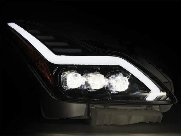 AlphaRex 08-13 Infiniti G37/14-15 Q60 Coupe MK II NOVA-Series LED Projector Headlights Black
