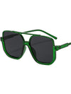 Oversized Square Frame Fashion Sunglasses HTO Apparel