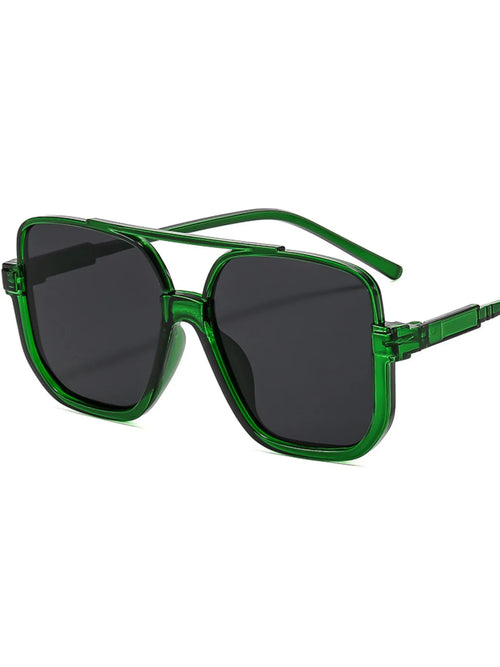 Oversized Square Frame Fashion Sunglasses HTO Apparel